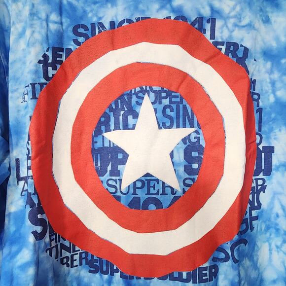Captain America long sleeve shirt kids size 18/20 - Picture 6 of 6